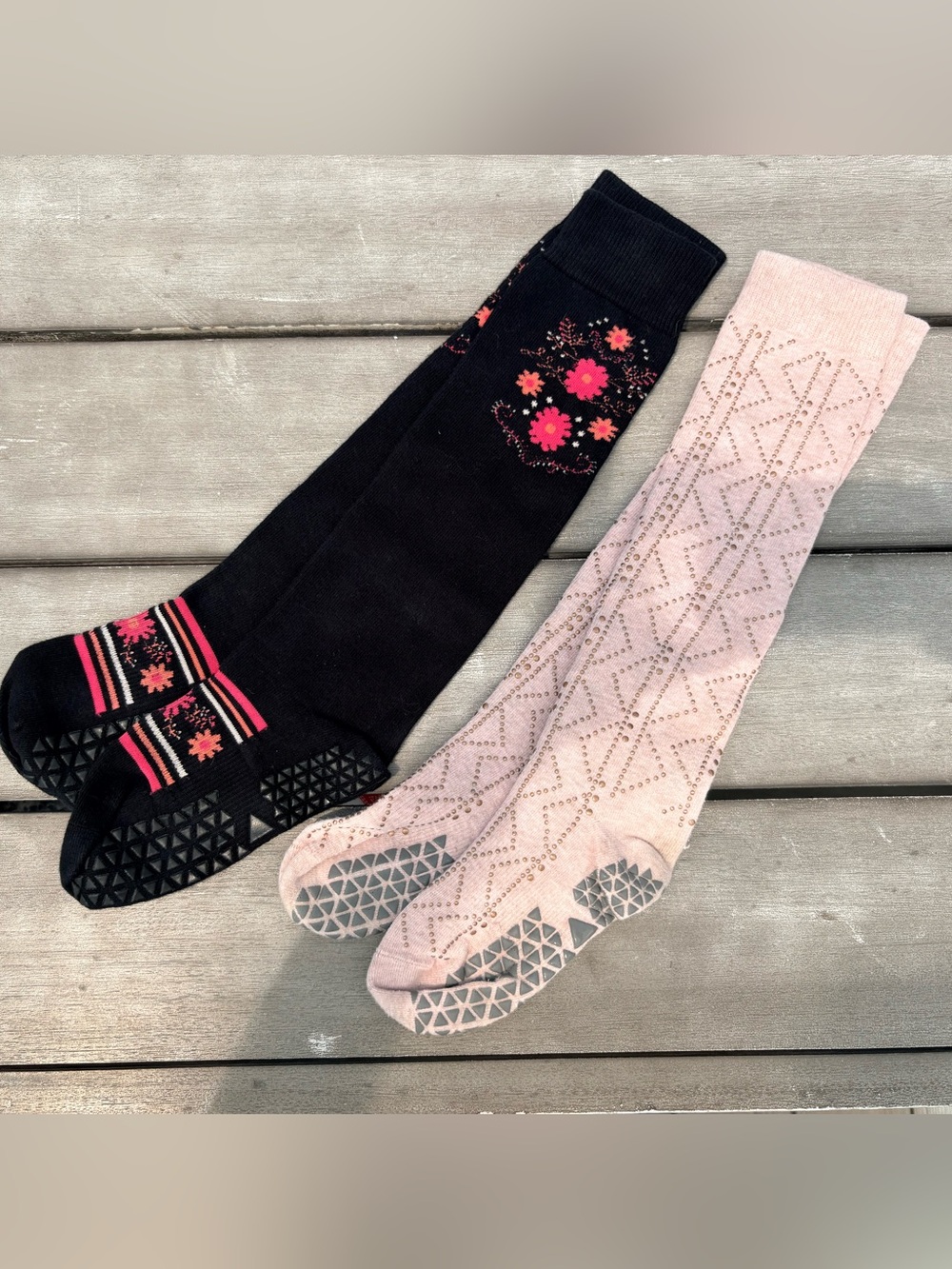 Knee-High Grip Socks